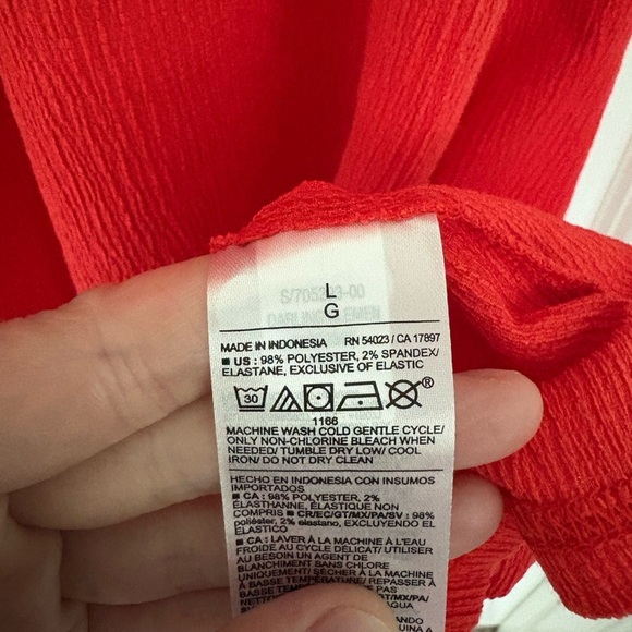 Old Navy Fit & Flare Lightweight Smocked Midi Dress L - Picture 8 of 8